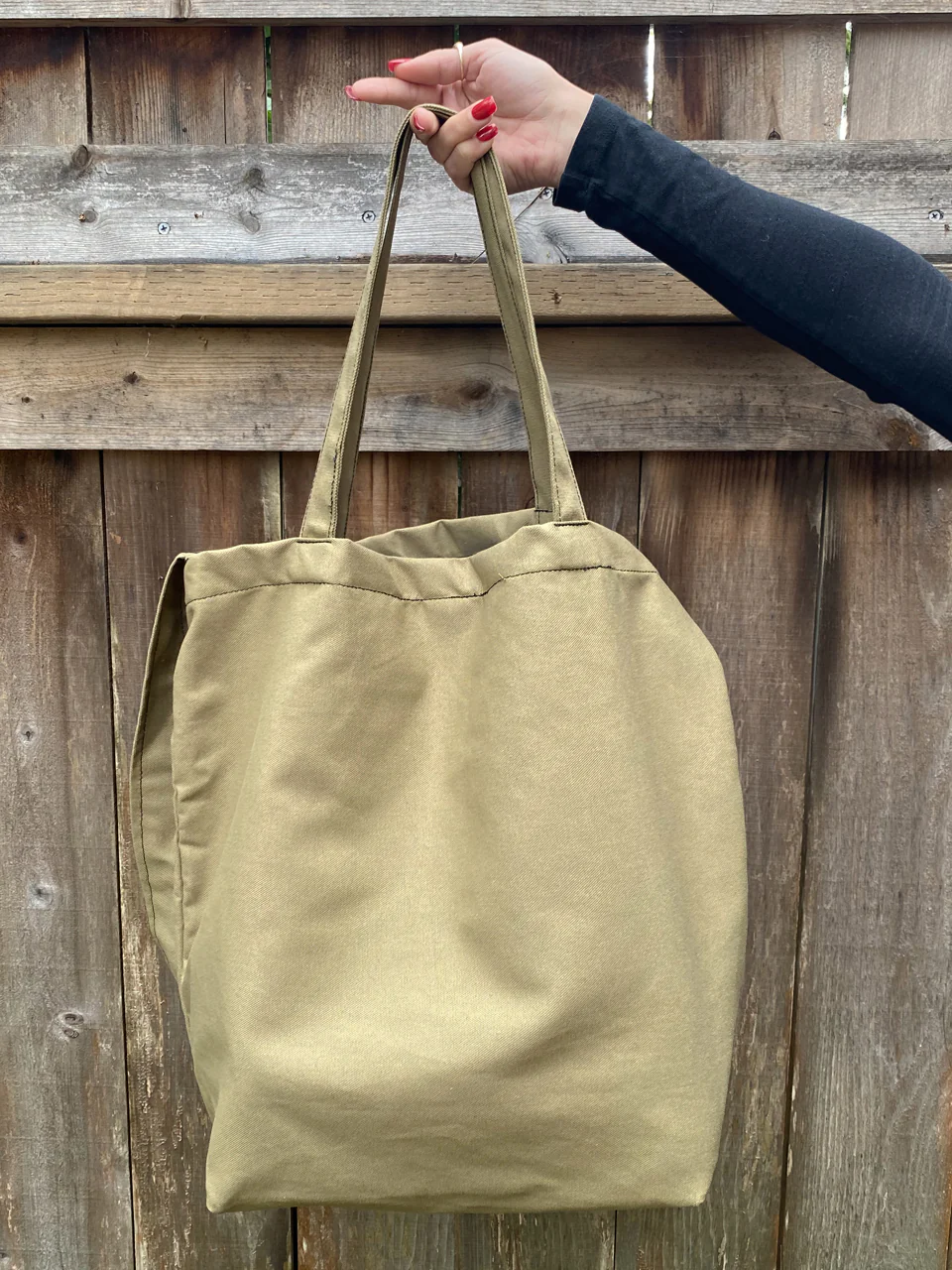GREEM FUZ BEACH CITY BAG BROWN ARMY ビーチシティバッグ ブラウン アーミー コットン製